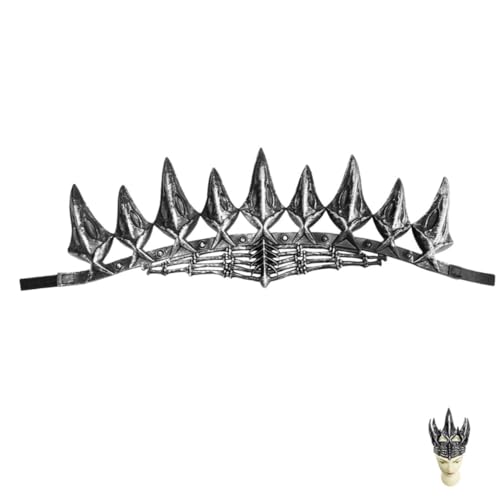 LIFKOME Gothic Krone Cosplay Kopfbedeckung Vintage Dekorative Krone Für Karneval Party Und Aufführungen Leicht Und Bequem Zu Tragen Für Männer Und Frauen Geeignet von LIFKOME