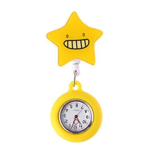 LIFKOME Cartoon-Stil Uhr Einziehbare Ausweishalter Für Und Ärzte von LIFKOME