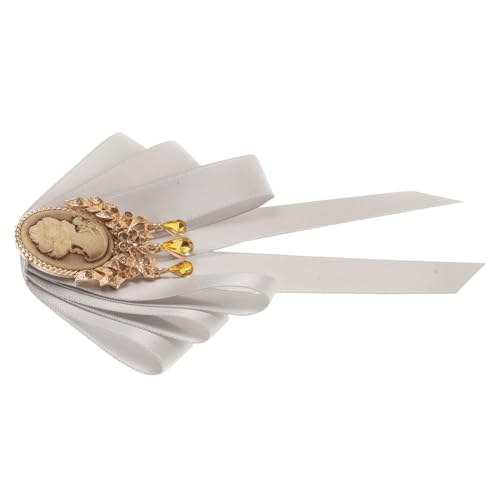 LIFKOME Vintage Bow Brooch Pin Für Damen Vorgebundene Schleifenbrosche Kleidung Accessoire Für Hemden Und Kleider Hochwertige Verarbeitung Und Sicheres Befestigungssystem von LIFKOME