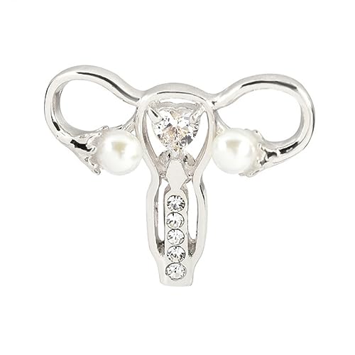 LIFKOME Kreative Brosche Aus Legierung in Gebärmutterform Ornament Für Damen Und Mädchen Geeignet Für Kleidung Taschen Und Hüte Silber von LIFKOME