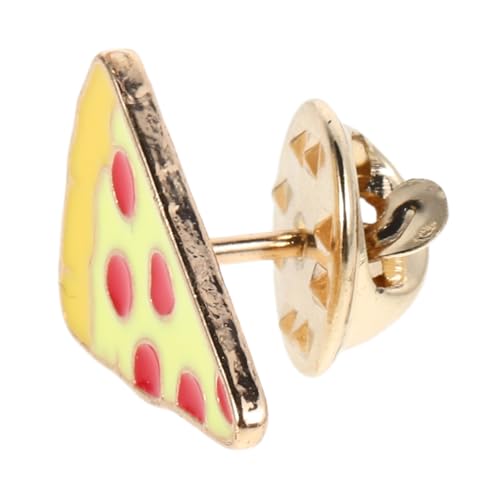 LIFKOME Kreative Pizza Brosche Cartoon Anstecknadel Niedliche Brosche für Frauen Vielseitige Anstecknadel für Kleidung Taschen Partys Einzigartiges Tragbar Leichte Verzierung von LIFKOME