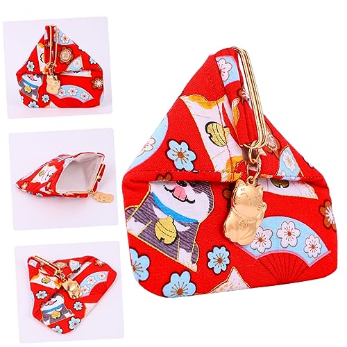 LIFKOME Süße Geldbörse Mit Katzenmuster Magnetische Schnalle Baumwolltasche Multifunktionale Geldbörse Für Damen Zufälliger Stil von LIFKOME