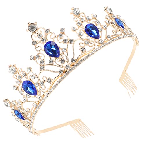 LIFKOME Tiara-krone Kristall-haarschmuck Für Hochzeit Mittelalter Kopfschmuck Für Damen von LIFKOME