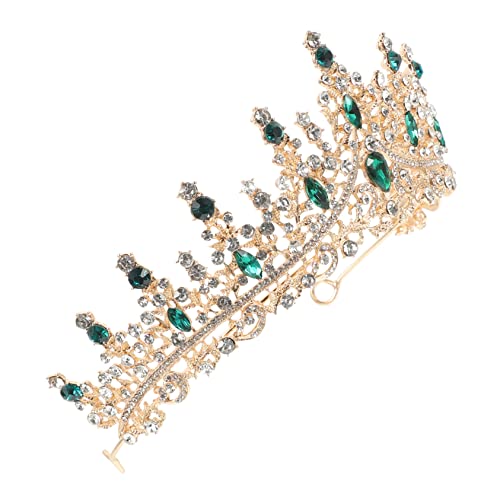 LIFKOME Krone Strass Braut Tiara Prinzessinnenkostüm Für Mädchen Brautkopfschmuck Für Die Hochzeit Haarschmuck Für Die Hochzeit Brautoutfits Hochzeit Für Frauen Braut-tiara von LIFKOME