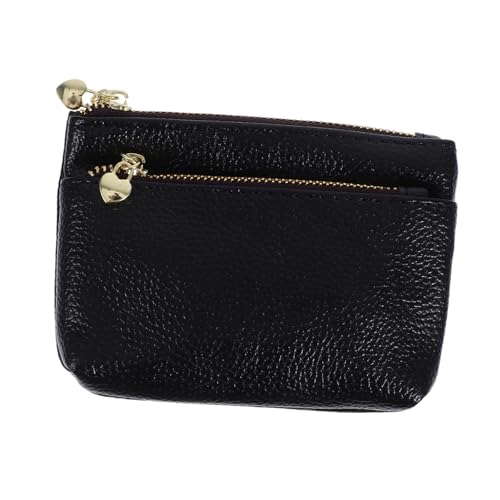 LIFKOME Kleine Geldbörse Für Damen Mit Reißverschluss Münzbörse Kartenetui Aus Weichem Kunstleder Kompakt Und Elegant Für Tägliche Nutzung von LIFKOME