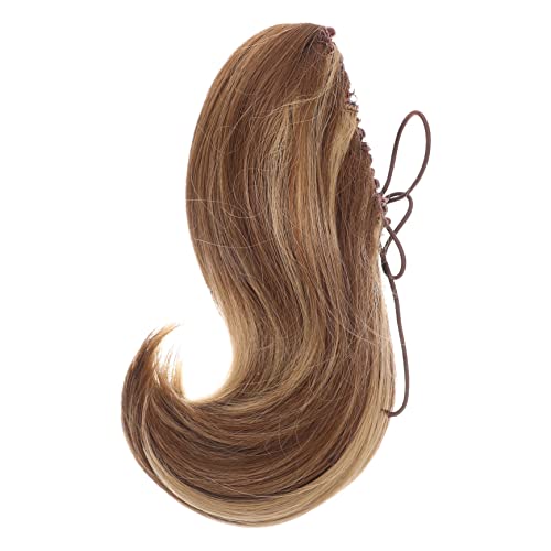 LIFKOME Kurze Gewellte Pferdeschwanz Haarverlängerung mit Klauenclip Synthetisches Lockiges Haarteil für und Mädchen Vielseitig für Alltag Partys und Hochzeiten von LIFKOME
