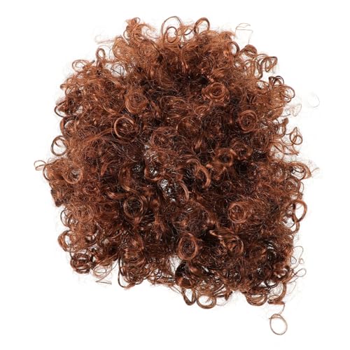 LIFKOME Kurze Lockige Perücke Für Frauen Synthetisches Haar Für Cosplay Halloween Und Disco-partys Natürlich Aussehende Locken Bequeme Passform Wiederverwendbar von LIFKOME