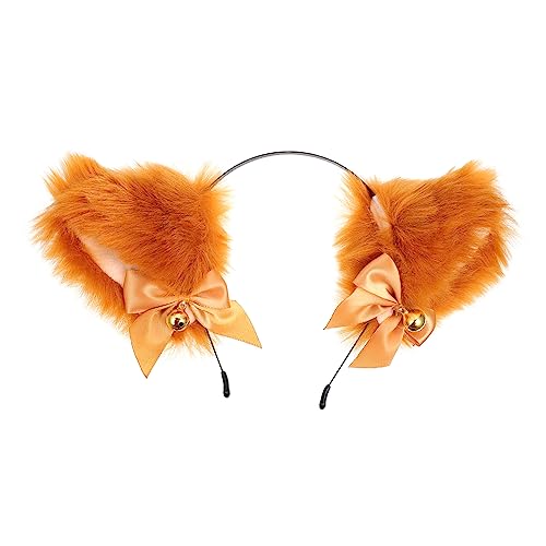 LIFKOME Katzenohren Haarband Gold Tier Ohr-stirnband Katzenohr-stirnband Für Party Urlaubs-haarreif Cosplay-kopfschmuck von LIFKOME