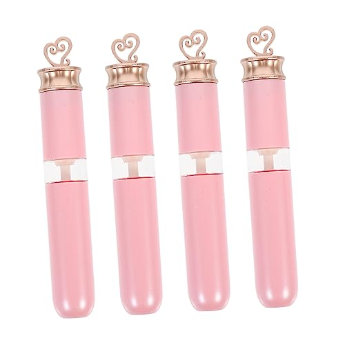 LIFKOME Leere Lip Gloss Flaschen 4 Stücke Nachfüllbar Tragbare Lippenstift Selbstgemacht Rohre aus Abs Transparent für Lippenöl Lippenfarbe für Reisen und Täglichen Gebrauch von LIFKOME