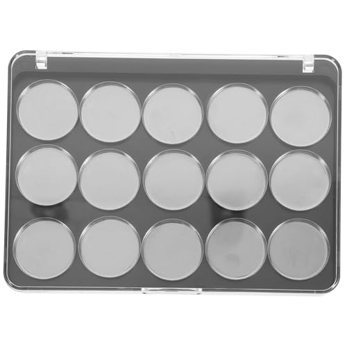 LIFKOME Leere Magnetische Lidschattenpalette mit Runden Fächern DIY Make Up Aufbewahrungsbox Kompakt Leicht für Lidschatten Lippenstift Vielseitig und Tragbar für Reisen von LIFKOME