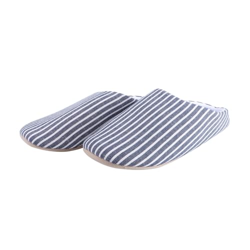 LIFKOME Leichte Flauschige Baumwoll Hausschuhe mit Weichem Innenfutter Rutschfeste Atmungsaktive Pantoffeln für Damen und Herren Warme Slipper für Herbst und Winter Xl von LIFKOME
