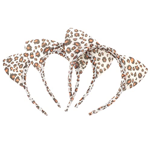 LIFKOME 3stücke Leoparden Stirnband Mit Ohren Stirnbänder Für Teenager-mädchen Und Frauen Flexibel Und Bequem Für Partys Und Besondere Anlässe von LIFKOME