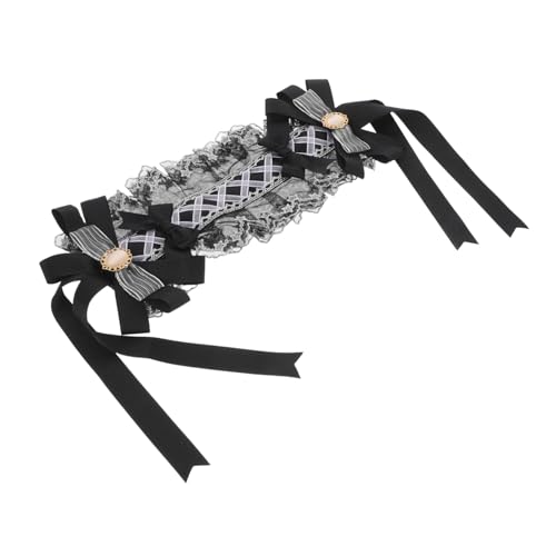 LIFKOME Lolita Schleifen-haarband Aus Spitze Vintage-kopfschmuck Für Mädchen Für Maid-cosplay Partys Und Rollenspiele Sanft Zu Jedem Haartyp von LIFKOME