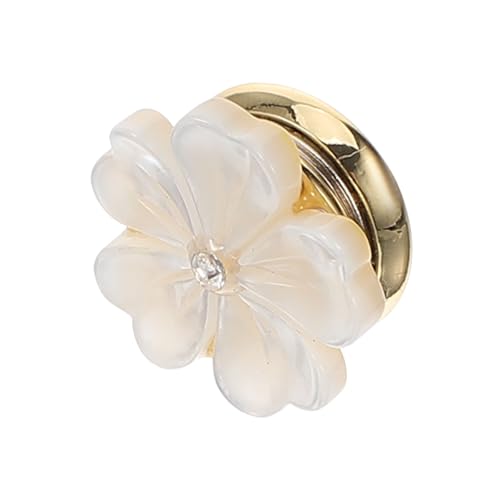 LIFKOME Magnetische Blütenbrosche aus Natürlicher Muschel Anstecknadel für Kleidung Schals und Hüte Verschleißfestes Design Modisches Accessoire als für Damen von LIFKOME