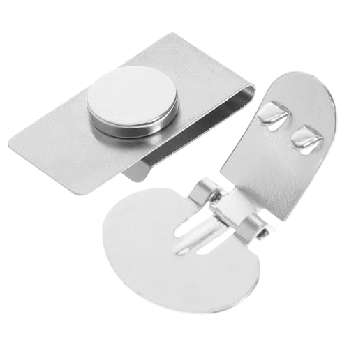 LIFKOME Magnetische Unsichtbare Krawattenklammer für Herren Edelstahl Langlebig Rostfrei Anti falten Krawattenhalter Bequem zu Befestigen für Hemd und Krawatte von LIFKOME