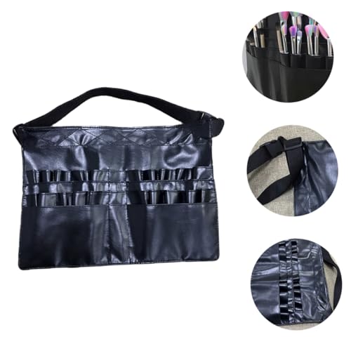 LIFKOME Make up Pinsel Tasche PU Kosmetiktasche Organizer Schminktasche für Professionelle Make up Artists Multifunktional Makeup Brush Carry Bag Crossbody Waist Bag von LIFKOME