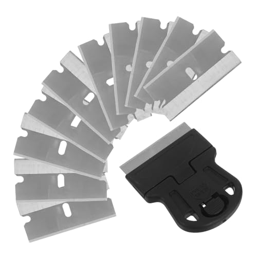 LIFKOME Maniküre Werkzeuge Nagelkunst Schabwerkzeug Transferschaber Auto Aufkleber Schaber Rasierklingen Reinigungsschaber Farbschaber Reinigungs Rasierschaber Maniküre Schaber von LIFKOME