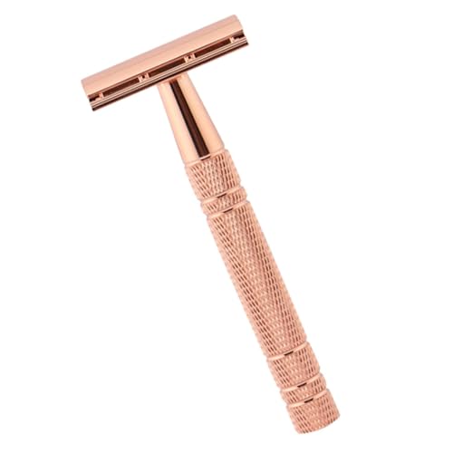 LIFKOME Manueller Rasiermesser Rasierklinge Texturiert für Gesichtshaare Bart Rasierer mit Abnehmbarem Klingenkopf Robust und Ergonomisch für Präzises Nassrasieren von LIFKOME