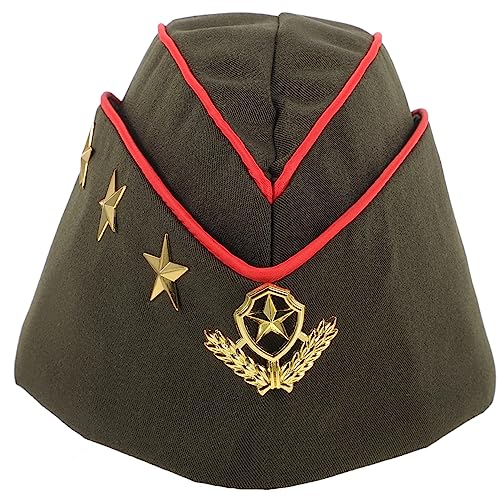 LIFKOME Segeltuch Matrosenhut Herren Russische Marine Kappe Cosplay Kopfschmuck Partyhut Gesichtsform Halloween Kostüm von LIFKOME