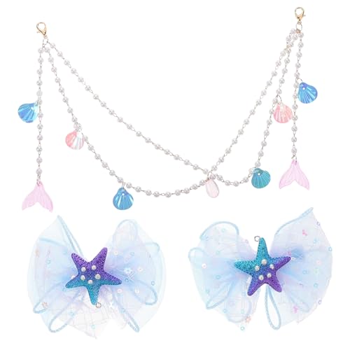 LIFKOME Meerjungfrauen-haarspangen Für Damen Haarband Haarschmuck Glitzer-haarspangen Stirnketten-clip Haarschmuck Für Hochzeiten Kopfschmuck Für Blumenmädchen Perlen LIFKOME Meerjungfrauen-haarspangen Für Damen Haarband Haarschmuck Glitzer-haarspangen Stirnketten-clip Haarschmuck Für Hochzeiten Kopfschmuck Für Blumenmädchen Perlen von LIFKOME