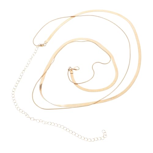 LIFKOME Mehrlagige Taillenkette Für Damen Verstellbare Bauchkette Aus Kettenbund Für Kleider Und Hosen Taillenketten Und Bauchketten Für Damen von LIFKOME