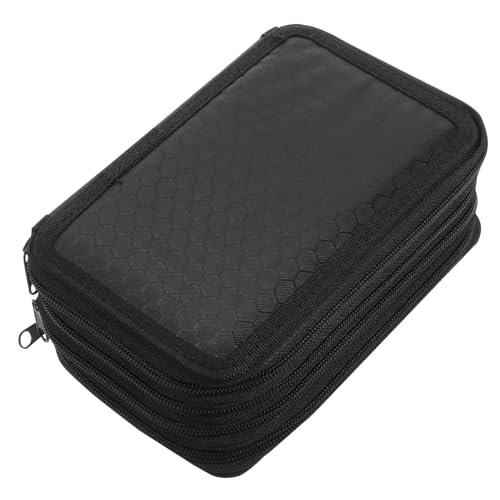 LIFKOME Mehrlagiges Federmäppchen aus Oxford Große Kapazität Langlebig und Waschbar mit Praktischem Reißverschluss für Schüler Geschenk zur Aufbewahrung von Schreibwaren von LIFKOME