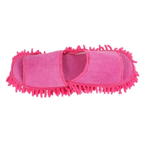 LIFKOME Mikrofaser Reinigungshausschuhe Damen Warm Flauschige Bodenwischer Slipper für Holz Fliesen Vinyl Böden Reinigung Pantoffeln Komfortabel Indoor von LIFKOME