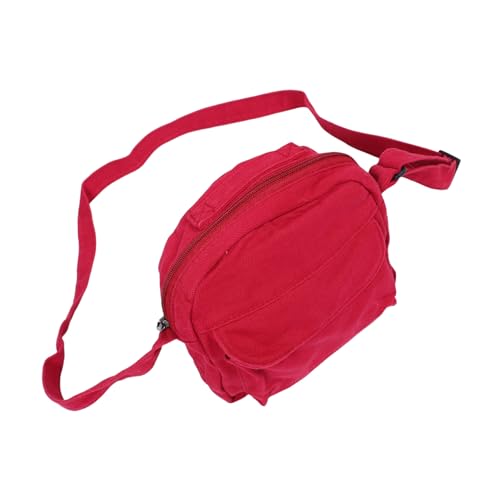 LIFKOME Mini Crossbody Bag Damen Klein Canvas Umhängetasche Leicht Verstellbarer Riemen Süße Kleine Geldbörse Für Reisen Alltag Telefon Und Essentials von LIFKOME