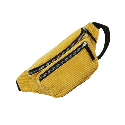 LIFKOME Brusttasche Aus Cord Für Damen Outdoor-hüfttasche Tragbare Für Reisen Radfahren Und Einkaufen von LIFKOME