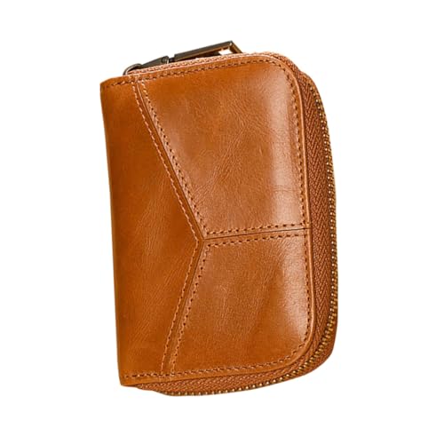 LIFKOME Mini-Ledertasche Pu-geldbörse Für Kleingeld Kompakte Kartentasche Retro-Stil Für Den Täglichen Gebrauch von LIFKOME