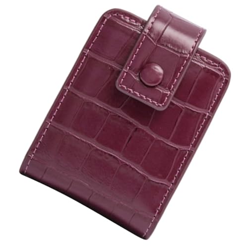LIFKOME Mini Lippenstift Tasche mit Integriertem Spiegel Tragbare Kleine Kosmetiktasche aus Leder Kompakter Make up Organizer für Damenhandtasche und Reise Stilvoll und Praktisch in von LIFKOME