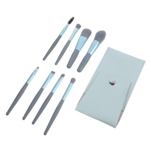 LIFKOME Mini Makeup Brush Set mit Softborsten mit U förmigem Pinsel organizer Leicht und Kompakt für Anfänger und Tägliche Anwendung Praktisches Kosmetiktäschchen für Unterwegs von LIFKOME