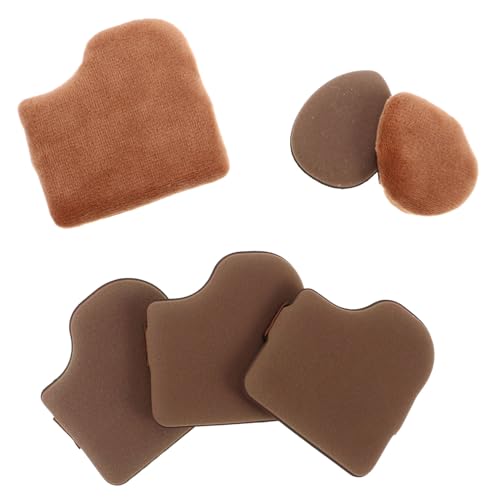 LIFKOME Mini Pflanzvelours-puderquaste mit Reiseetui Wiederverwendbarer Make-up Schwamm für Foundation und Lose Puder Schnelltrocknend für Damen und Mädchen Vielseitig für Nass von LIFKOME