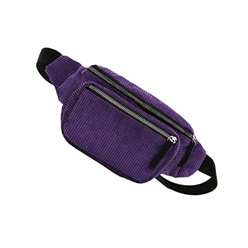 LIFKOME Tragbare Hüfttasche Brusttasche Aus Cord Damen-umhängetasche Für Reisen Radfahren Einkaufen Und Outdoor-aktivitäten von LIFKOME