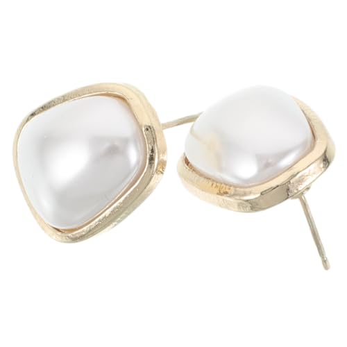 LIFKOME Minimalistische Geometrische Imitationsperlen Ohrstecker für Damen Französischer Stil Leichtes Design Exklusive Einzigartige Ohrringe Komfortabel für Hochzeit Party und Alltag von LIFKOME