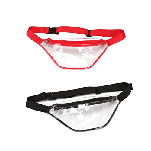 LIFKOME Verstellbare PVC-gürteltasche Modische Hüfttasche Für Damen Und Herren Aufbewahrungstasche von LIFKOME