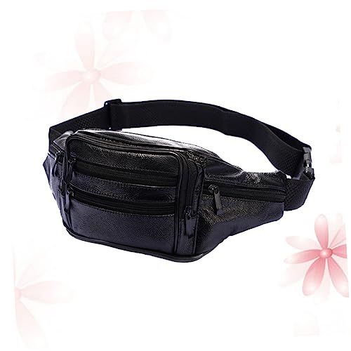 LIFKOME Multifunktionale Gürteltasche Für Herren Und Damen Verstellbare Umhängetasche Für Outdoor-aktivitäten Sport Und Reisen Leicht Geräumig Und Stilvoll Schwarz von LIFKOME