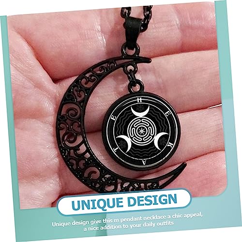 LIFKOME Mondanhänger Halskette Damen Alloy Mond Schmuck Leicht Elegant Modisch Für Teen Mädchen Frauen Alltag von LIFKOME