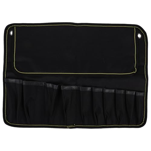LIFKOME Motorrad Werkzeugtasche Roll up Organizer Große Kapazität Dickes Material Multifunktionale Aufbewahrungstasche Kompatibel mit Verschiedenen Motorradmodellen Tragbare Werkzeugrolle von LIFKOME
