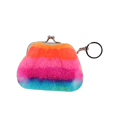 LIFKOME Plüsch-geldbörse Für Damen Münztasche Kleine Geldbörse Wechseltasche Für Mädchen Robustes Design Für Business Und Reisen von LIFKOME