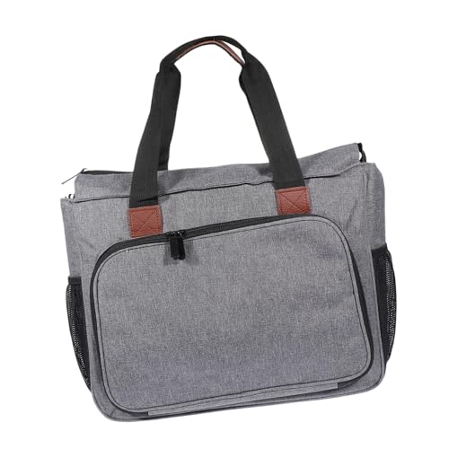 LIFKOME Multifunktionale Aufbewahrungstasche aus Oxford Organizer für Stifte Pinsel und Nähzubehör Tragbare Projekttasche für Bastelarbeiten und Sticksets Langlebig und Reisesicher von LIFKOME