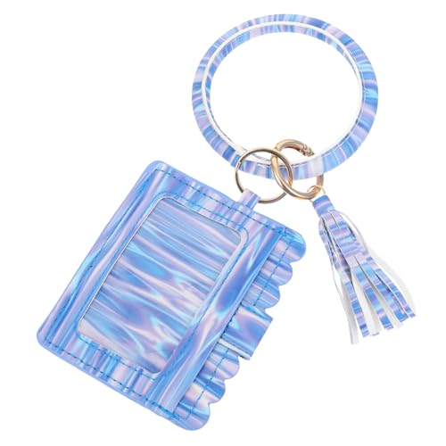 LIFKOME Armband-schlüsselanhänger Kartenhalter Armband-schlüsselring Mit Quaste Schlüsselarmband Quaste Schlüsselring Leder-schlüsseltasche Praktisch Und Stilvoll von LIFKOME