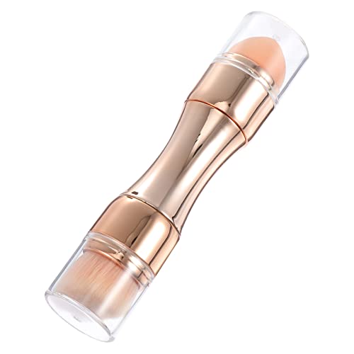 LIFKOME Multifunktionaler Kosmetikpinsel mit Robustem Griff Make Up Werkzeug für Foundation Blush und Lippen Geeignet für Damen und Profis Aufbewahrungsbox Goldfarben von LIFKOME