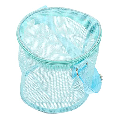 LIFKOME Netz-Strandtasche Für Kinder Tragbarer Organizer Für Strandspielzeug Aufbewahrungsbeutel Aus PVC Für Sandspielzeug von LIFKOME
