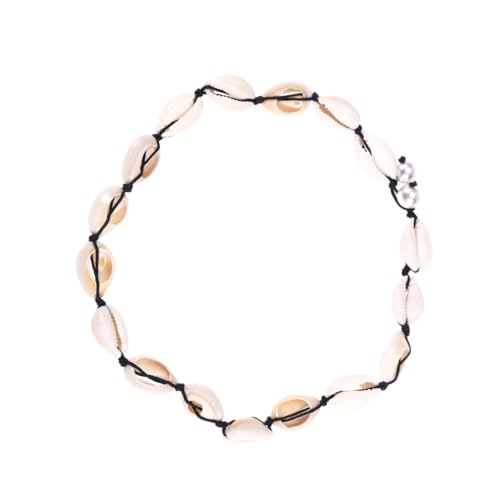 LIFKOME Muschelkette Handgefertigt Für Damen Hawaii Stil Fußkettchen Aus Legierung Mit Muschelperlen Passend Zu Jubiläen Und Feiertagen von LIFKOME