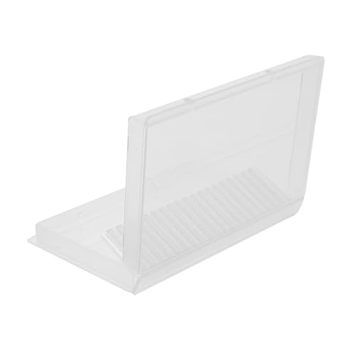 LIFKOME Nagelbohrer Bit Halter Maniküre Werkzeug Organizer Staubdichte Aufbewahrungsbox Kompakt für Nagelstudio Heimgebrauch Nail Drill Bit Case von LIFKOME