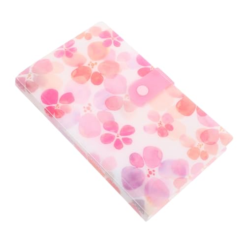 LIFKOME Nagelsticker Aufbewahrungsalbum aus Robustem Material Nagelkunst Sticker Organizer mit Einzeldisplay Leichtes und Tragbares Maniküre album zur Übersichtlichen Sammlung und Schutz von LIFKOME