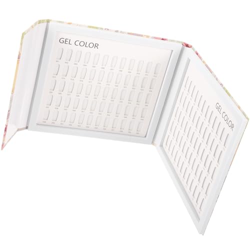 LIFKOME Nail Color Display Buch Farben Nagel Farbpalette für Nagelstudio und DIY Nail Art Lernende Praktische Nagellack Farbkarte Feine Verarbeitung Modisch und Vielseitig Einsetzbar von LIFKOME
