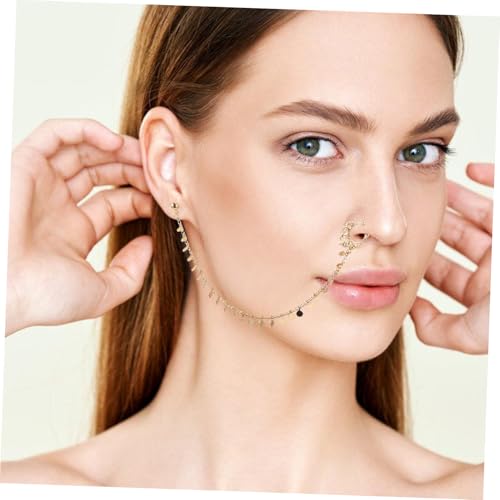 LIFKOME Nasenring Ohrschmuck Nicht piercing Dangle Ohrclip mit Kette für Frauen Mädchen Stilvoller Ohrstecker Schmuck aus Eisenlegierung Langlebig und Einzigartig für Festivals und Partys LIFKOME Nasenring Ohrschmuck Nicht piercing Dangle Ohrclip mit Kette für Frauen Mädchen Stilvoller Ohrstecker Schmuck aus Eisenlegierung Langlebig und Einzigartig für Festivals und Partys von LIFKOME