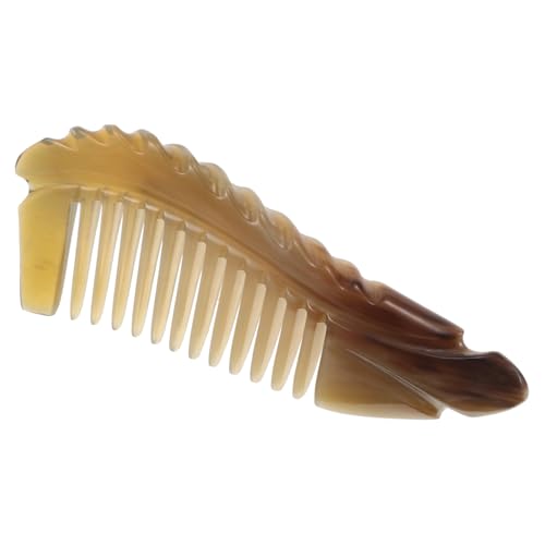 LIFKOME Natürlicher Horn Kamm Breitzahn Entwirrungskamm Antistatisch Tragbar Kompakt Styling Werkzeug Für Lockiges Und Welliges Haar Damen Reise Haarkamm LIFKOME Natürlicher Horn Kamm Breitzahn Entwirrungskamm Antistatisch Tragbar Kompakt Styling Werkzeug Für Lockiges Und Welliges Haar Damen Reise Haarkamm von LIFKOME